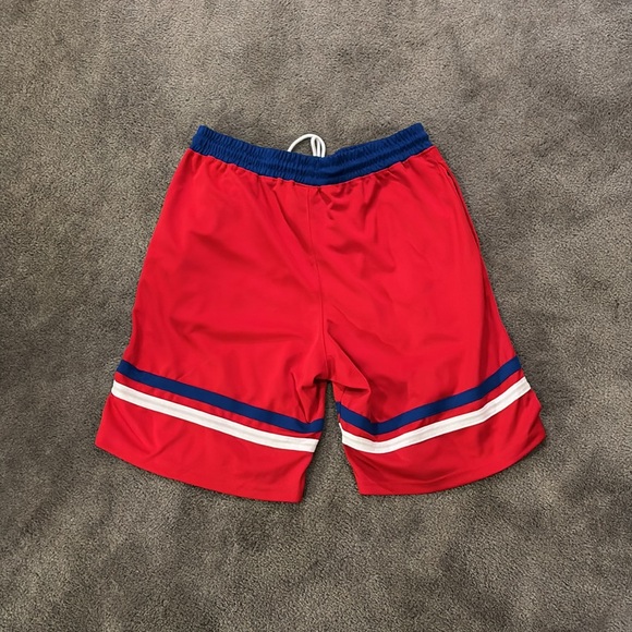 NBA Red and Blue Basketball Shorts - Picture 4 of 4